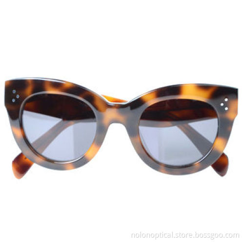 Newest Fashionable Italian Designer OEM Acetate Brand Women's Sunglasses in Shenzhen
